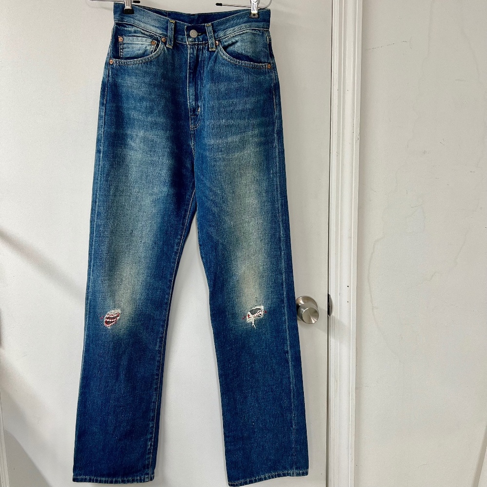 NWT LEVI'S REDLINE SELVAGE BIG E REPRODUCTION JEAN, 27"